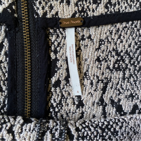 Free People Snake Jacquard Mini Skirt 4 - Picture 6 of 7